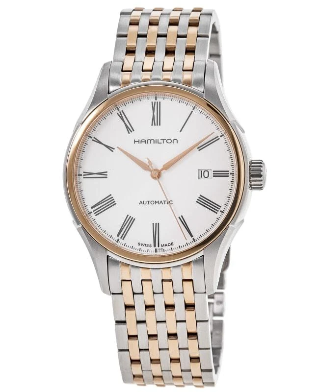 商品Hamilton|Hamilton American Classic Valiant Auto White Dial Two-Tone Steel Men's Watch H39525214,价格¥3961,第1张图片