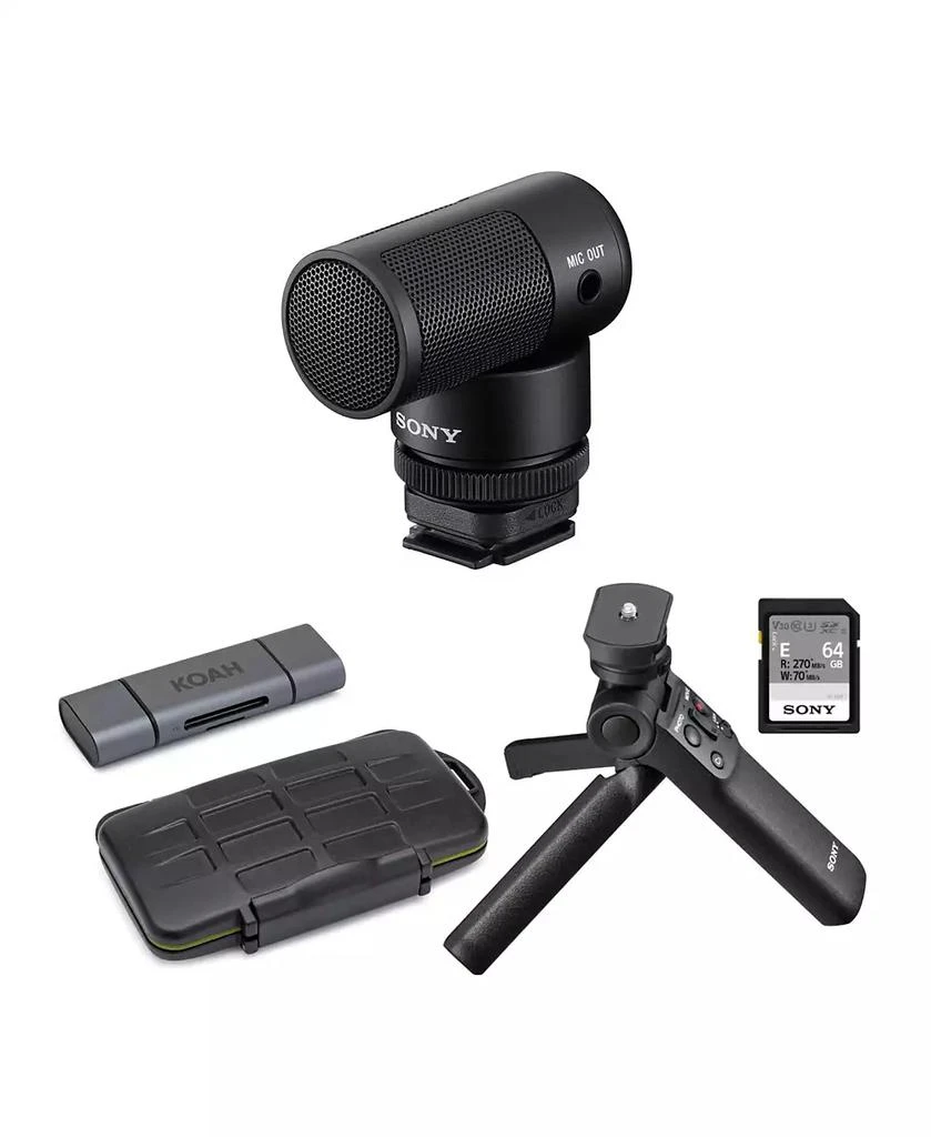 商品SONY|ECM-G1 Vlogger Shotgun Microphone with Vlogger Accessory Kit Bundle,价格¥2299,第1张图片