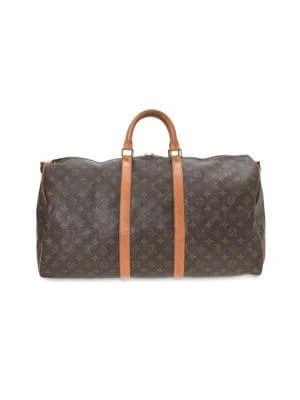 商品[二手商品] Louis Vuitton|Keepall 55 Bandoulière Canvas Duffel Bag,价格¥14580,第2张图片详细描述