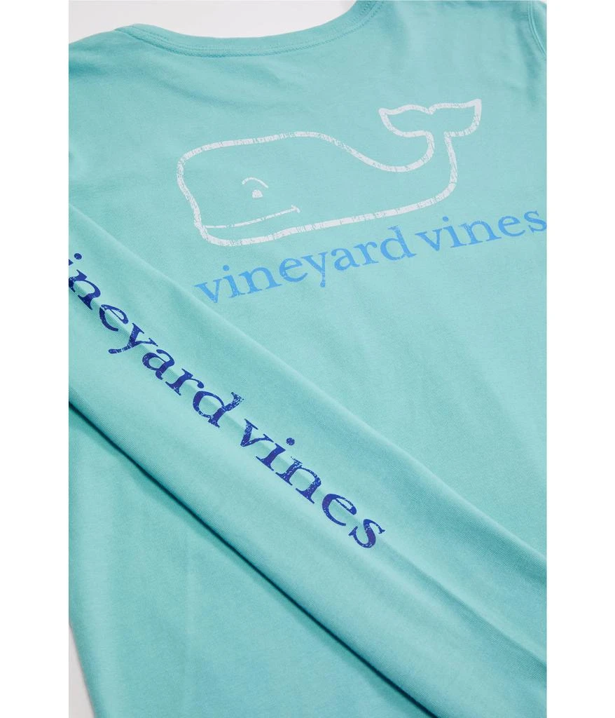 商品Vineyard Vines|Tri-Tone Whale Long Sleeve Pocket T-Shirt (Toddler/Little Kids/Big Kids),价格¥200,第2张图片详细描述
