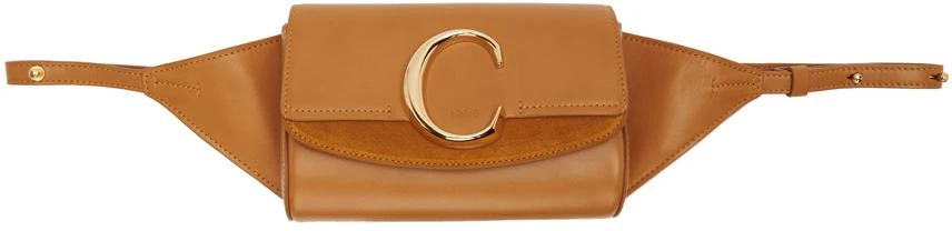 商品Chloé|Brown 'Chloé C' Belt Bag,价格¥3488,第1张图片