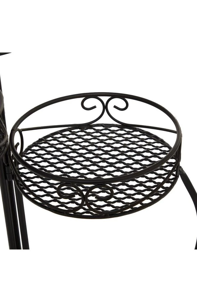 商品SONOMA SAGE HOME|Black Metal Indoor Outdoor 3 Tier Scroll Plantstand,价格¥478,第3张图片详细描述