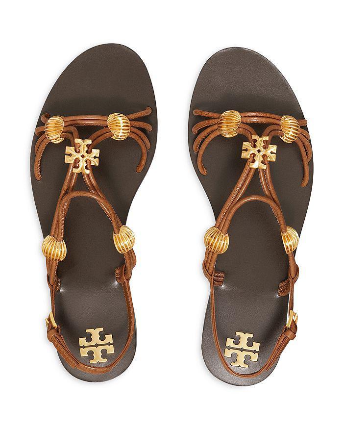 商品Tory Burch|Women's Capri Leather Sandals,价格¥1449-¥1690,第5张图片详细描述