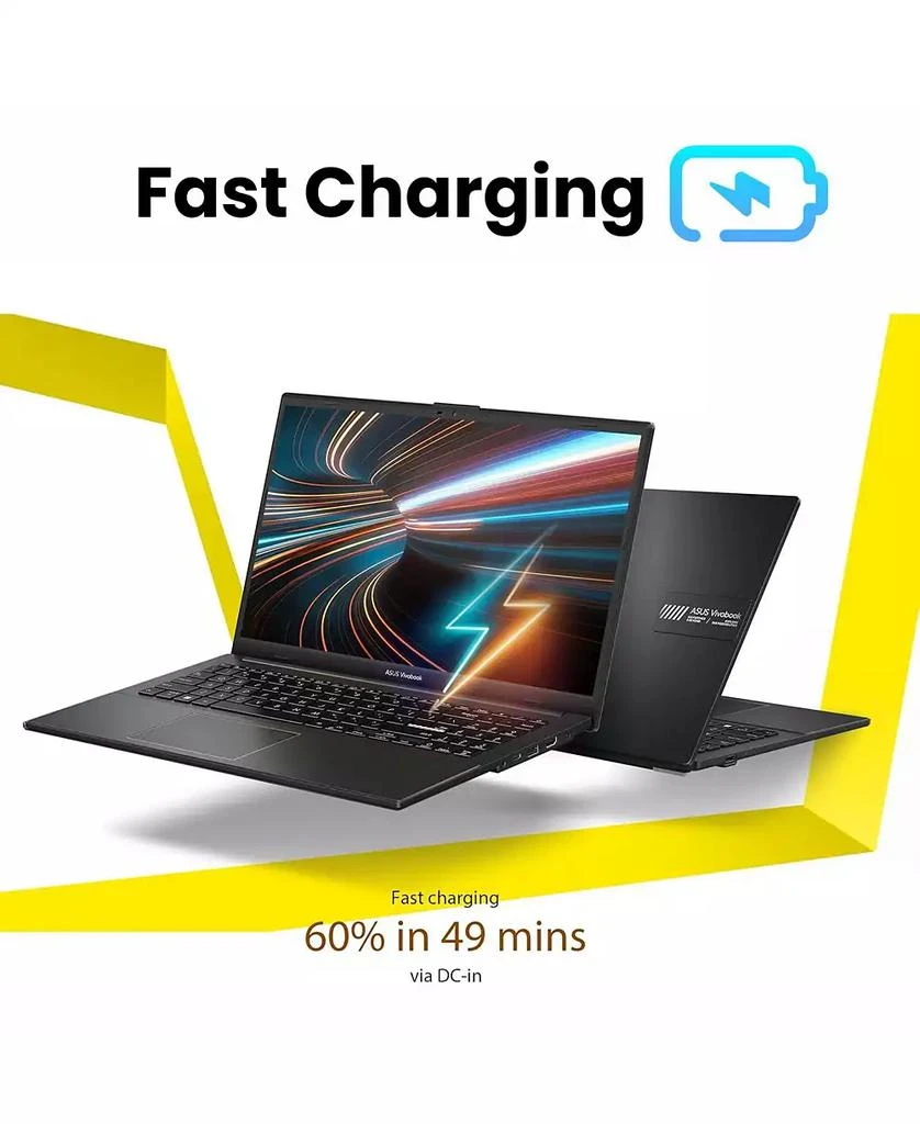商品ASUS|Vivobook 15 15.6" Daily Traditional Laptop Intel Core i3 N305 8GB RAM Intel UHD Graphics 256GB eMMC Storage Windows 11 Home FHD 60Hz,价格¥2978,第4张图片详细描述