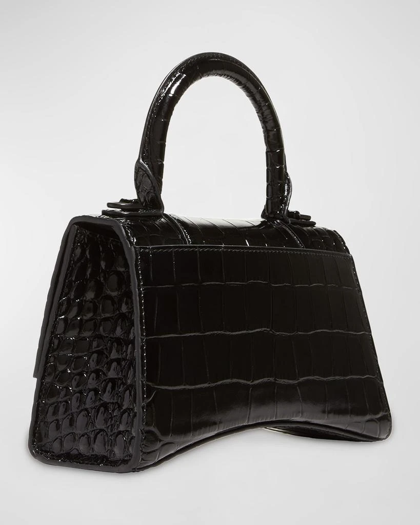 商品Balenciaga|Hourglass XS Crocodile-Embossed Top Handle Bag,价格¥21862,第4张图片详细描述