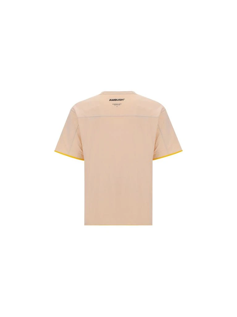 商品Ambush|Ambush Men's  Yellow Cotton T Shirt,价格¥3449,第3张图片详细描述