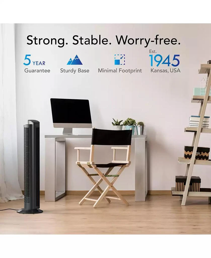 商品Vornado|OZI42 42" Whole Room Air Circulator Tower Fan with Remote Control,价格¥955,第4张图片详细描述