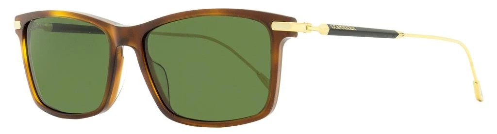 商品Longines|Longines Men's Rectangular Sunglasses LG0023 52N Havana/Gold 58mm,价格¥1099,第1张图片