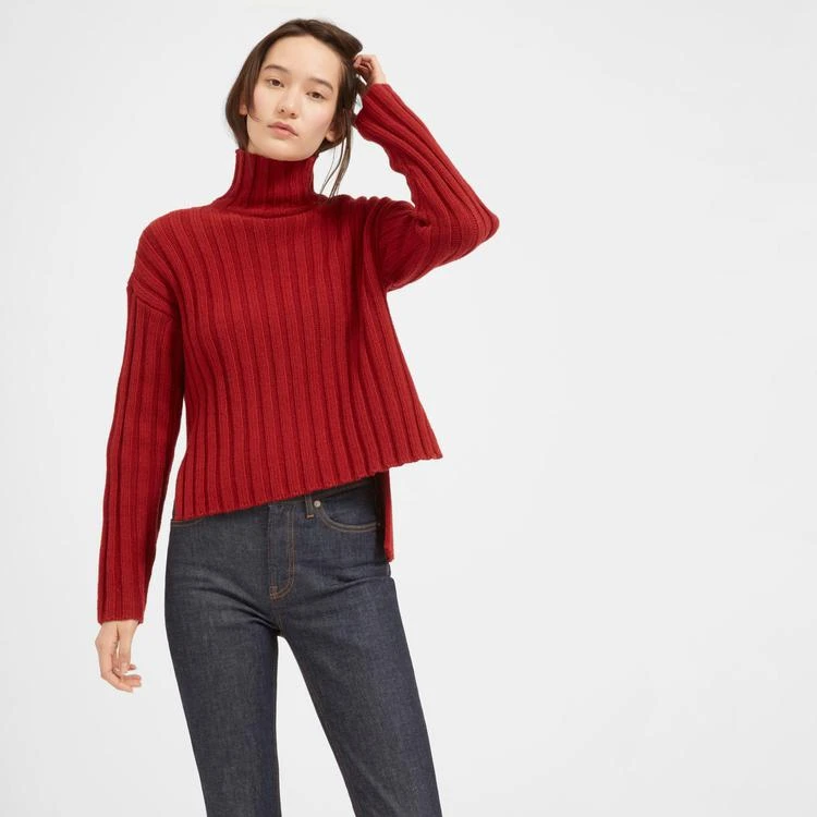 商品Everlane|罗纹高领羊毛衫,价格¥921,第2张图片详细描述