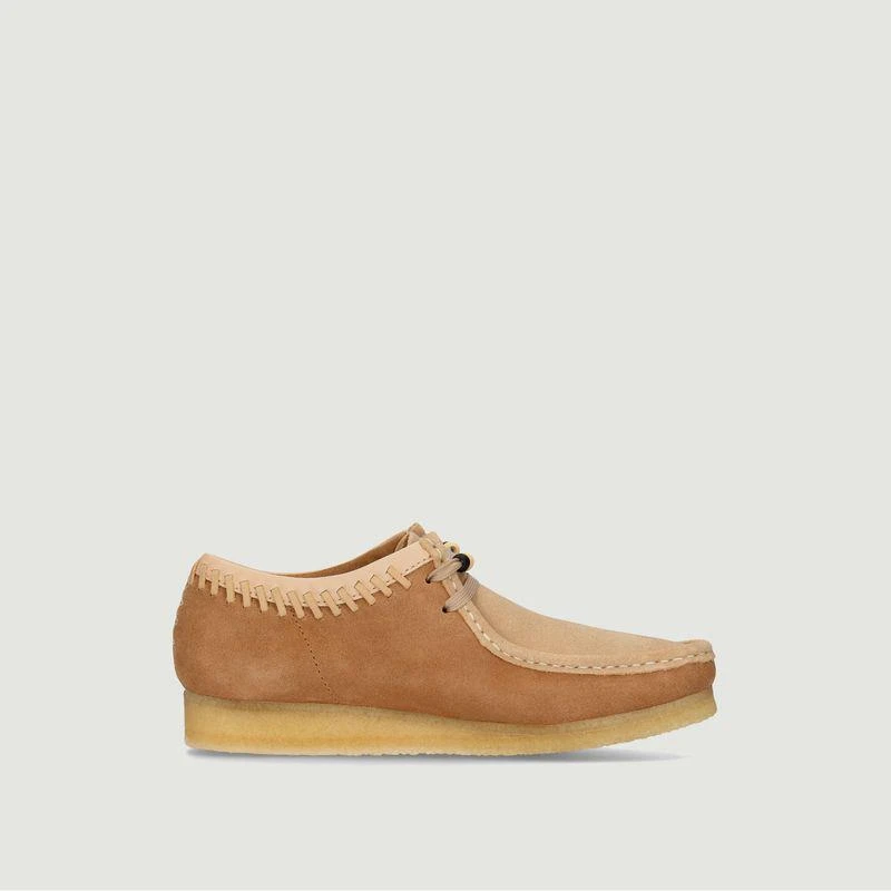 商品Clarks|Wallabee Natural Tan Clarks Originals,价格¥971,第1张图片