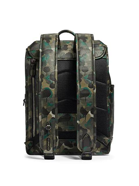 商品Coach|League Grained Leather Backpack,价格¥5126,第6张图片详细描述