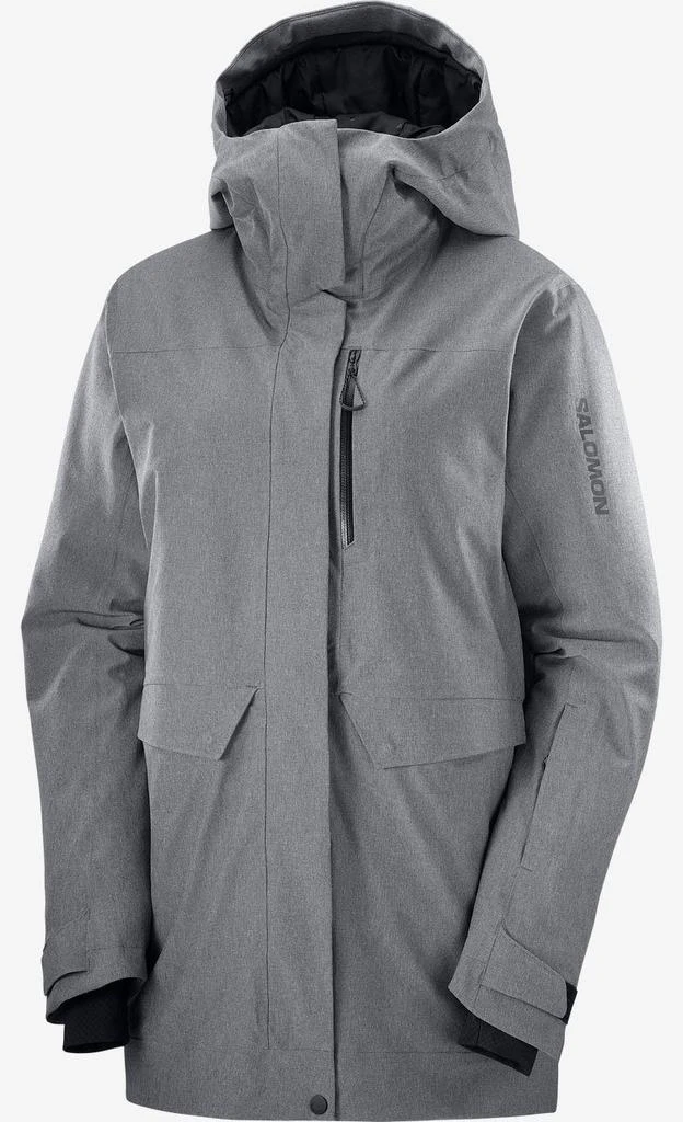 商品Salomon|Stance Cargo Insulated Hooded Jacket - Women's,价格¥1084,第4张图片详细描述