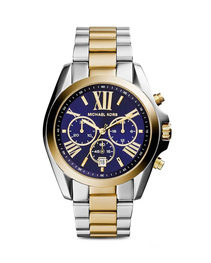 商品Michael Kors|Bradshaw Two-Tone Watch, 43mm,价格¥1868,第1张图片详细描述