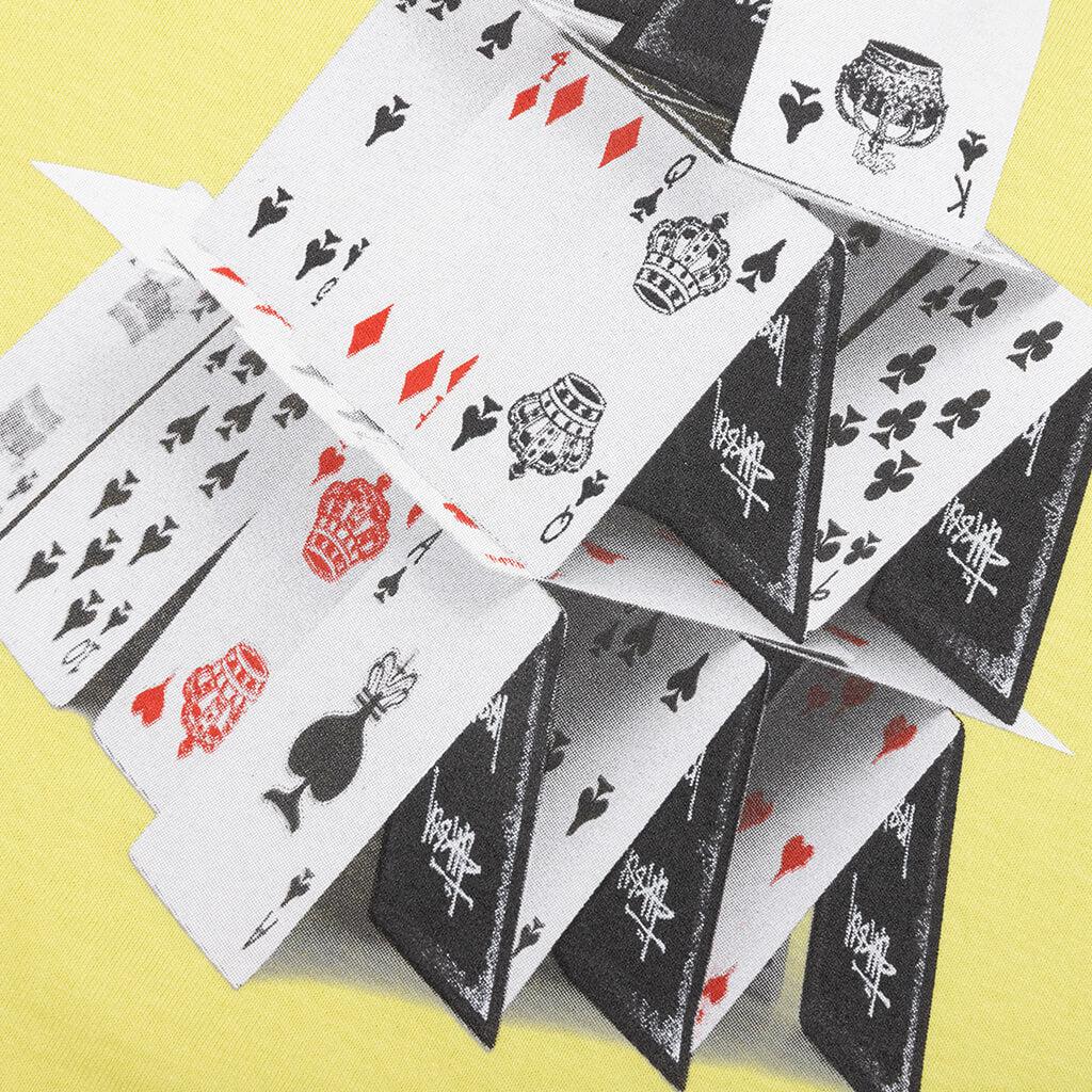 Stussy House Of Cards Tee - Yellow商品第4张图片规格展示