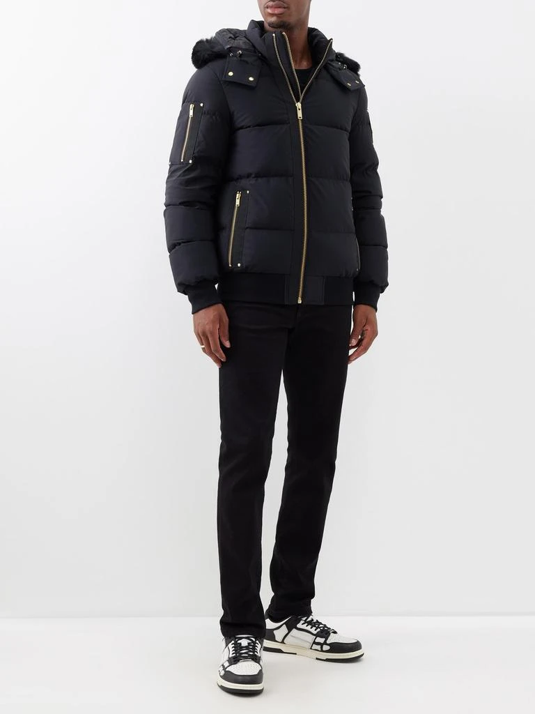 商品Moose Knuckles|Gold Stagg shearling-trim quilted down coat,价格¥6834,第2张图片详细描述