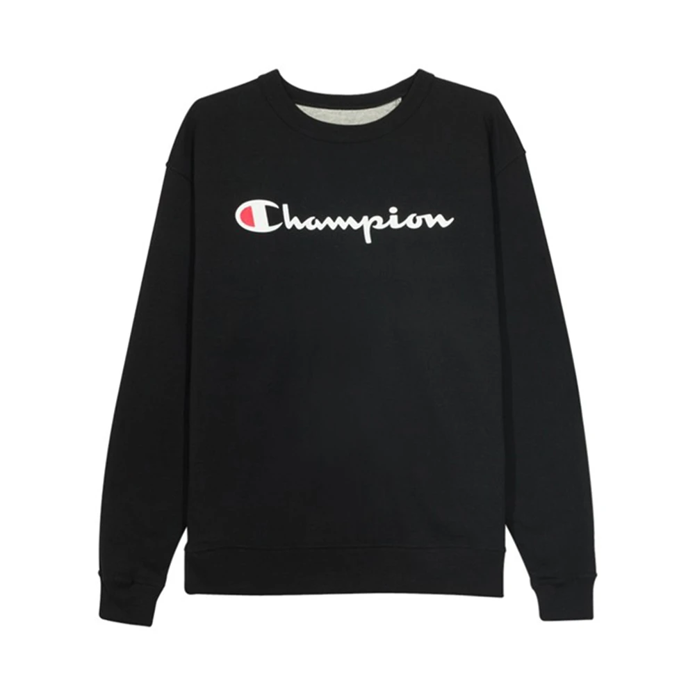 商品[国内直发] CHAMPION|CHAMPION 男士印花草写logo纯色加绒圆领卫衣 GF88H-Y06794-BKC,价格¥231,第1张图片