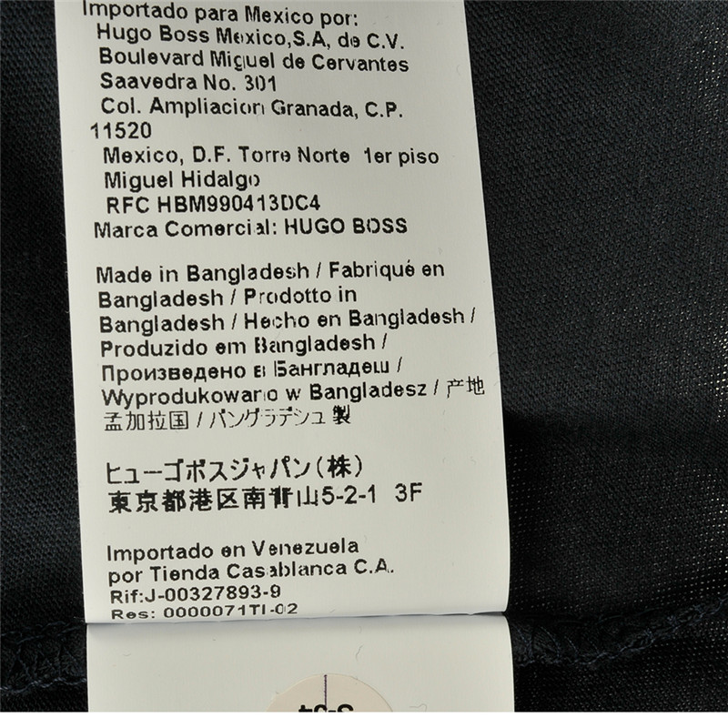 Hugo Boss 雨果博斯 男士休闲短袖深蓝色棉 TEEOS-50323993-410商品第2张图片规格展示