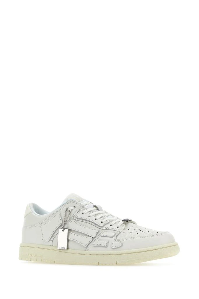 商品AMIRI|White leather Skel sneakers,价格¥2702,第1张图片