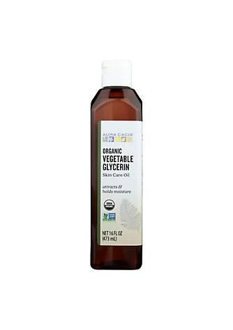 商品Aura Cacia|Cacia Skin Care Oil   Organic Vegetable Glycerin Oil   16 Fl Oz,价格¥174,第1张图片