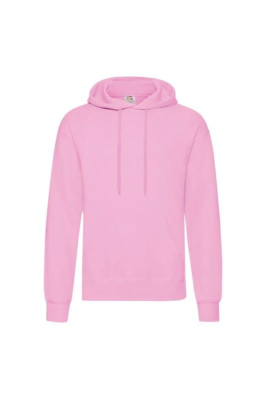 商品The Loom|Fruit Of The Loom Mens Hooded Sweatshirt/Hoodie (Light Pink),价格¥200,第1张图片