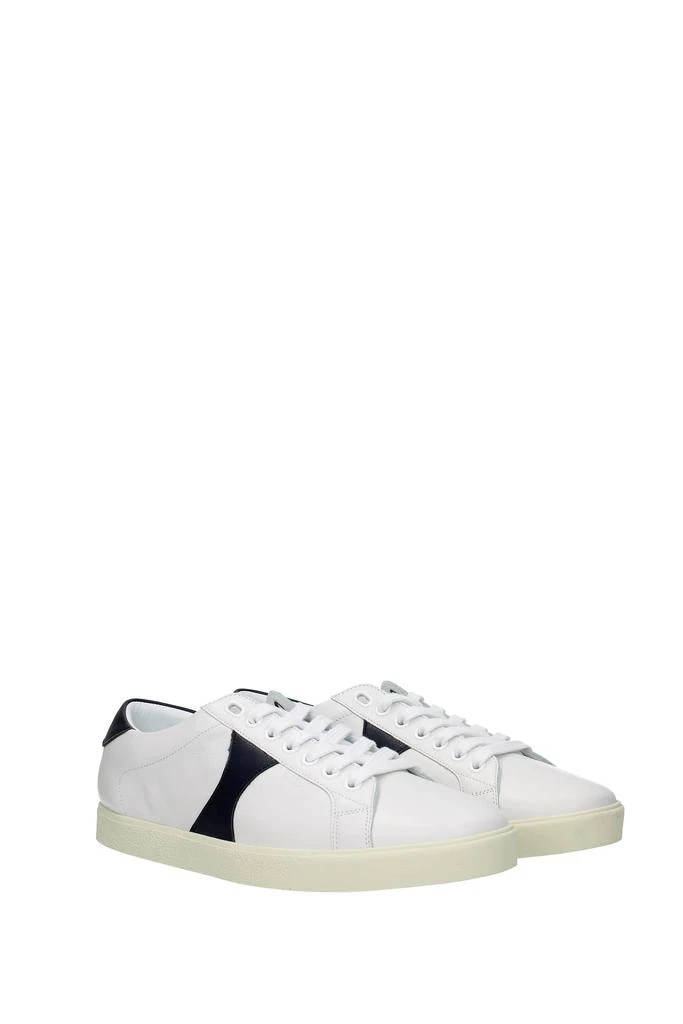 商品Celine|Sneakers triomphe Leather White Blue,价格¥1494,第2张图片详细描述
