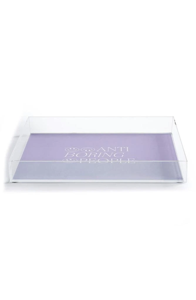 商品DENY Designs|Grace Boring People Acrylic Tray,价格¥380,第2张图片详细描述