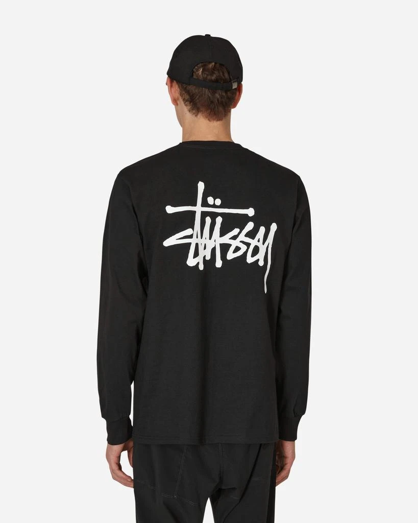 商品STUSSY|Basic Logo Longsleeve T-Shirt Black,价格¥449,第3张图片详细描述