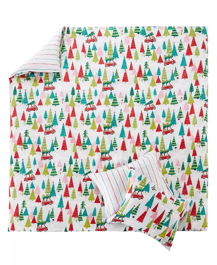 Merry Bright Holly Jolly Reversible 3-Pc. Comforter Set 商品