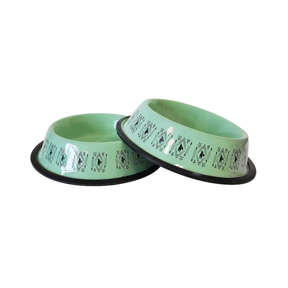商品JoJo Modern Pets|Eco-friendly Non Skid Boho Stainless Steel Dog Bowl - Mint,价格¥97,第2张图片详细描述
