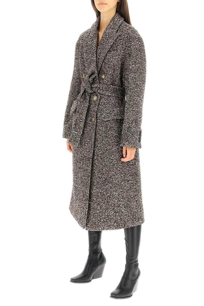 商品PINKO|'CAMILLE' DOUBLE-BREASTED LONG COAT,价格¥4085,第2张图片详细描述