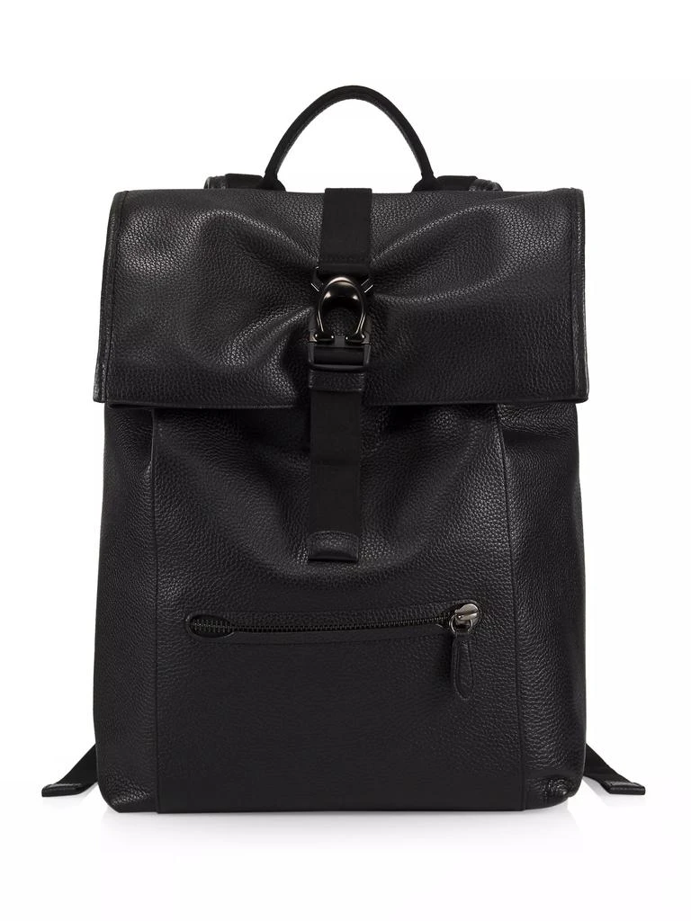 商品Coach|Beck Roll Top Pebble Leather Backpack,价格¥2746,第1张图片