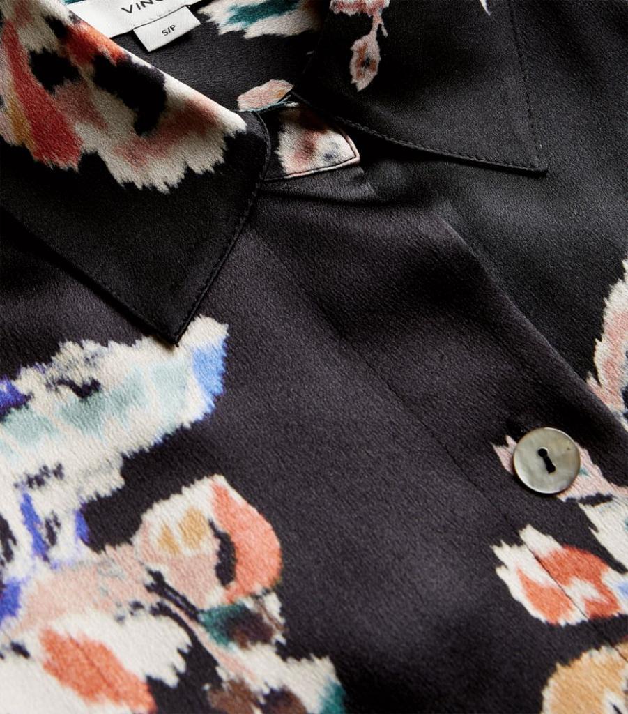 商品Vince|Silk Floral Ikat Shirt,价格¥2810,第7张图片详细描述