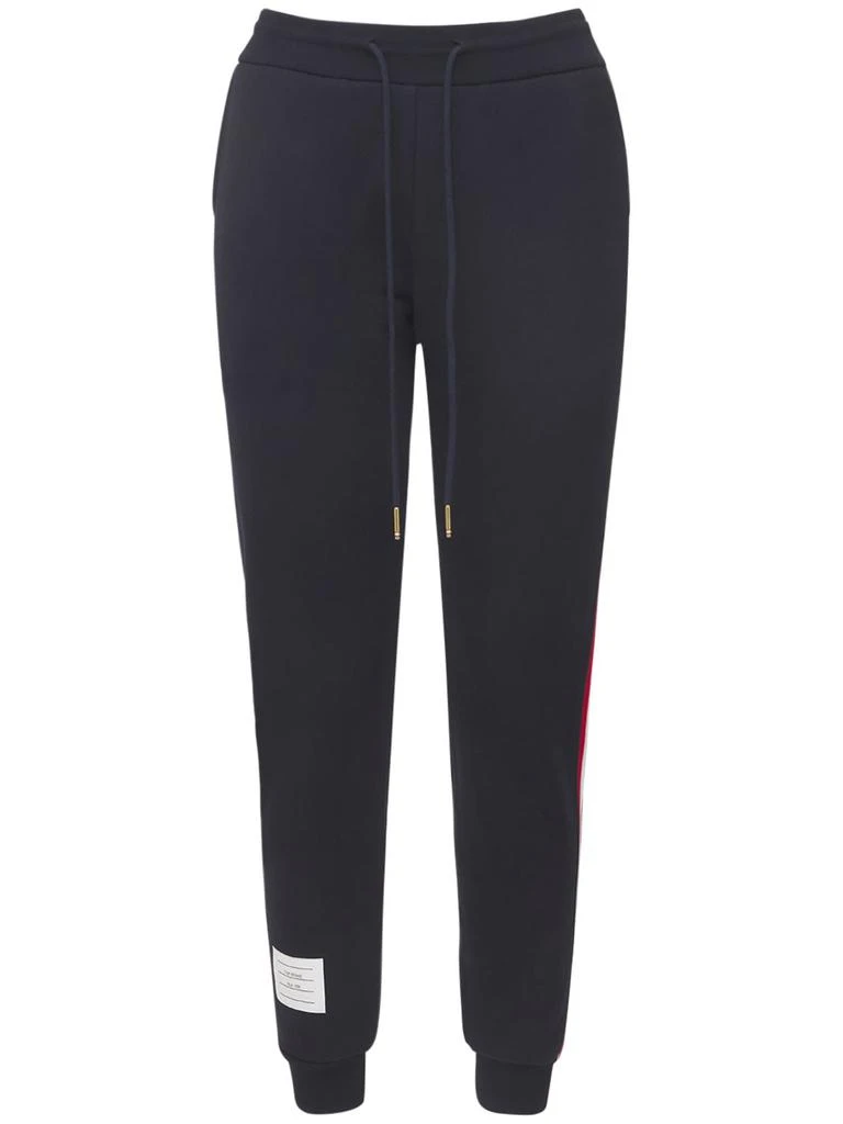 商品Thom Browne|Cotton Sweatpants W/ Logo Stripes,价格¥6109,第1张图片