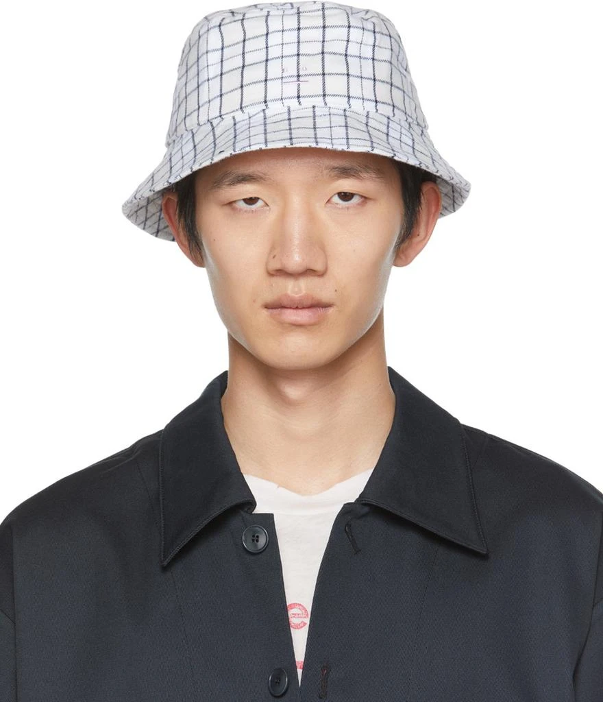 商品Acne Studios|White Flannel Bucket Hat,价格¥347,第1张图片