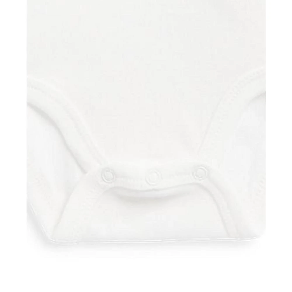 商品Ralph Lauren|Baby Boys Polo Bear Cotton Bodysuit, Pack of 2,价格¥186,第4张图片详细描述