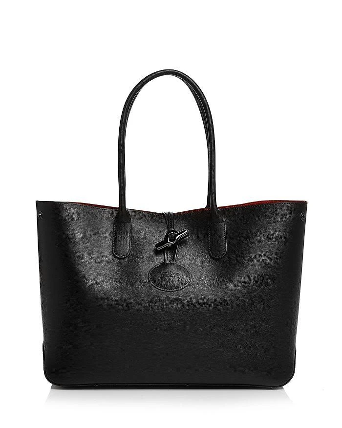 商品Longchamp|Roseau Leather Tote,价格¥2748,第1张图片