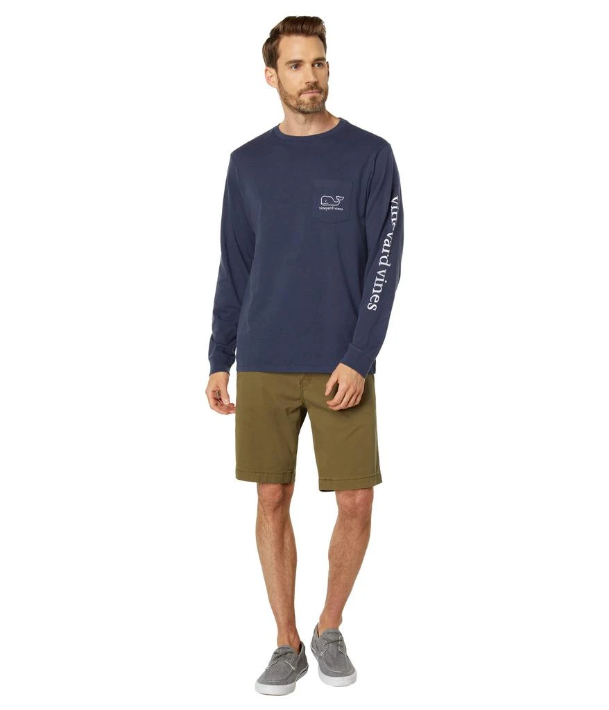 商品Vineyard Vines|Long Sleeve Vintage Whale Pocket T-Shirt,价格¥357,第4张图片详细描述