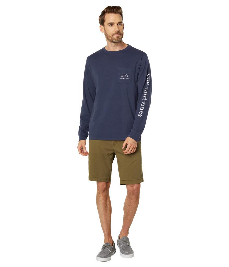 商品Vineyard Vines|Long Sleeve Vintage Whale Pocket T-Shirt,价格¥364,第6张图片详细描述