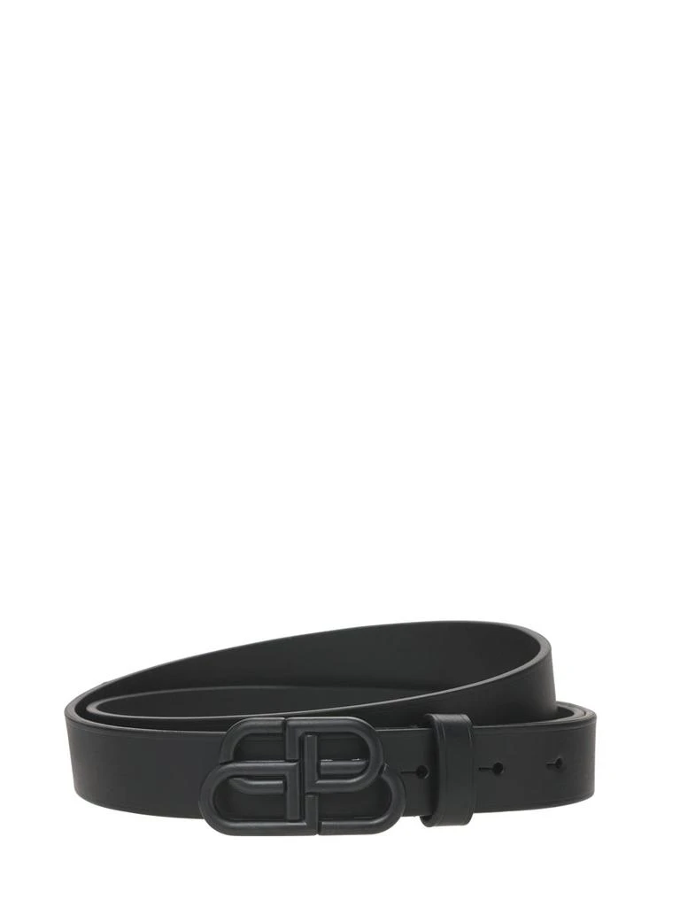 商品Balenciaga|Bb Leather Belt,价格¥3189,第1张图片