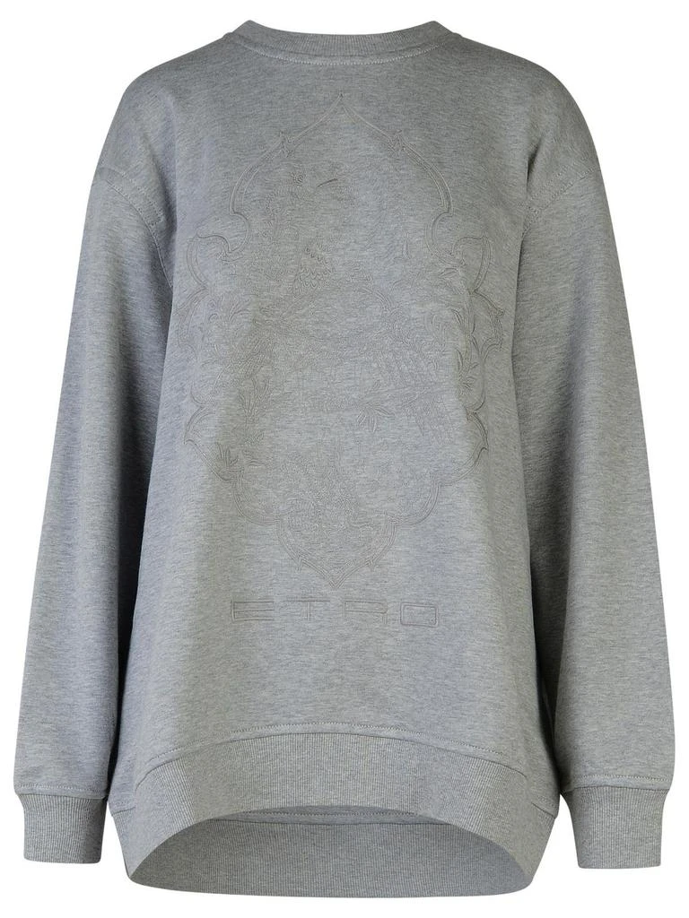 【送料&関税込】Etro Pegaso-embroidered Long-sleeved Sweatsh 送料&関税込】Etro Pegaso-embroidered Long-sleeved Sweatsh