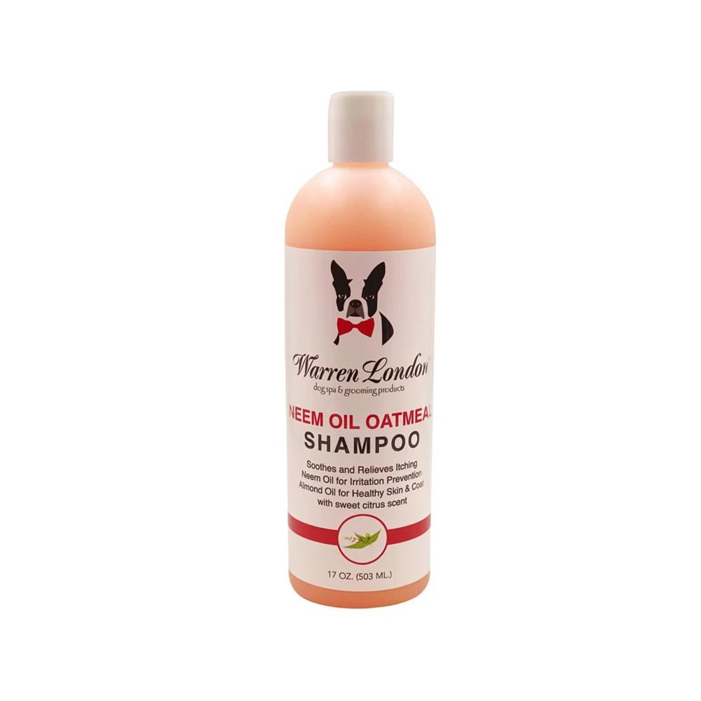 商品Warren London|Neem Oil Oatmeal Dog Shampoo by | For Sensitive Dry Itchy Skin Relief w/ Neem Oil, Vitamins, & Oat Proteins | Made In USA,价格¥120,第1张图片