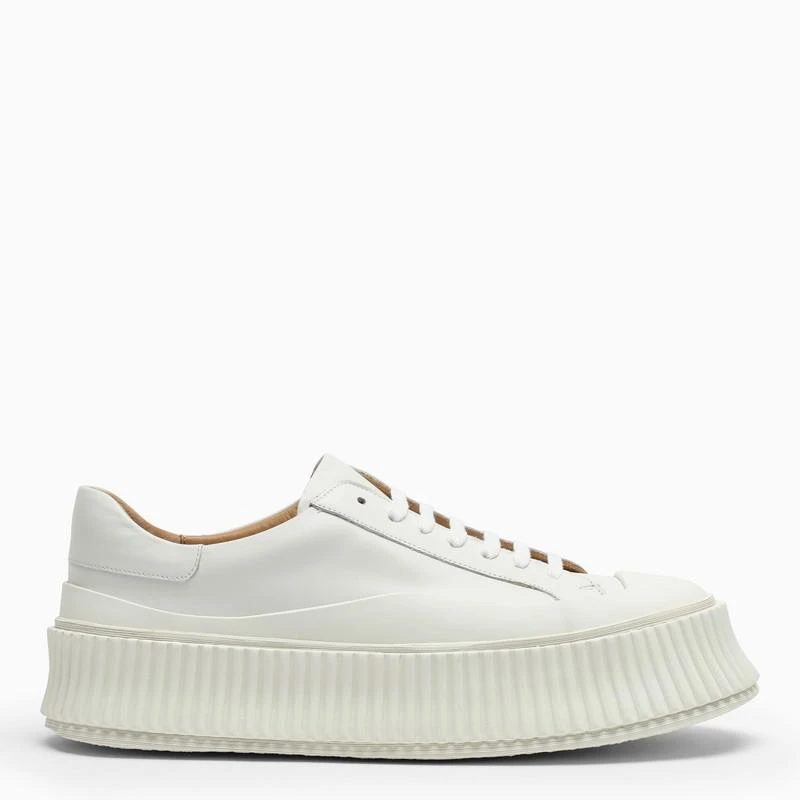 商品Jil Sander|Ivory leather trainer,价格¥4454,第1张图片