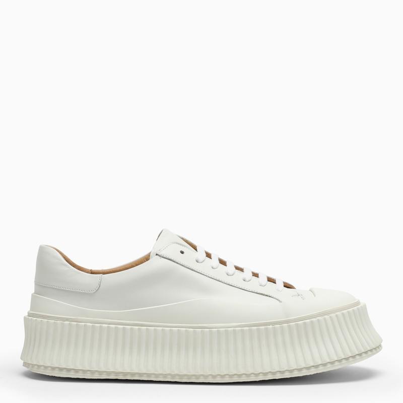 商品Jil Sander|Ivory leather trainer,价格¥3672,第1张图片