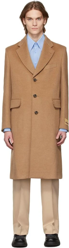 商品Gucci|Tan Camel Coat,价格¥33522,第1张图片