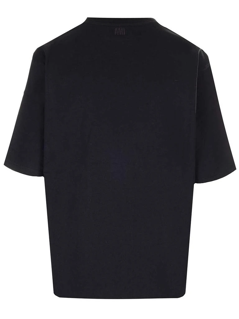商品AMI|AMI Paris Ami de Coeur Logo Embroidered Crewneck T-Shirt,价格¥1236,第2张图片详细描述
