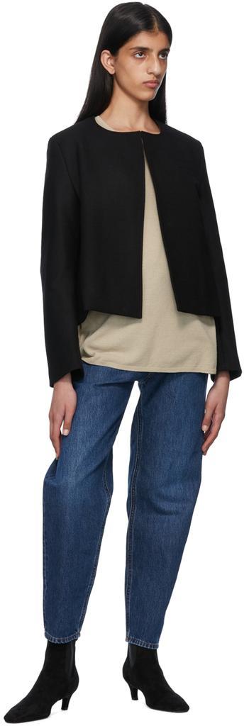 商品Totême|Black Wool Jacket,价格¥3051,第6张图片详细描述
