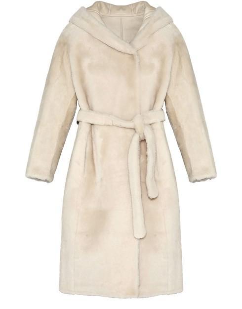 商品Yves Salomon|长款双面羊毛皮连帽大衣,价格¥34400,第1张图片