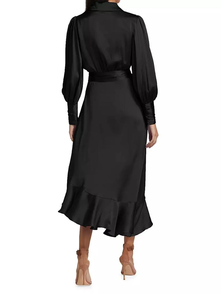 商品Zimmermann|Silk Wrap Midi-Dress,价格¥4872,第5张图片详细描述
