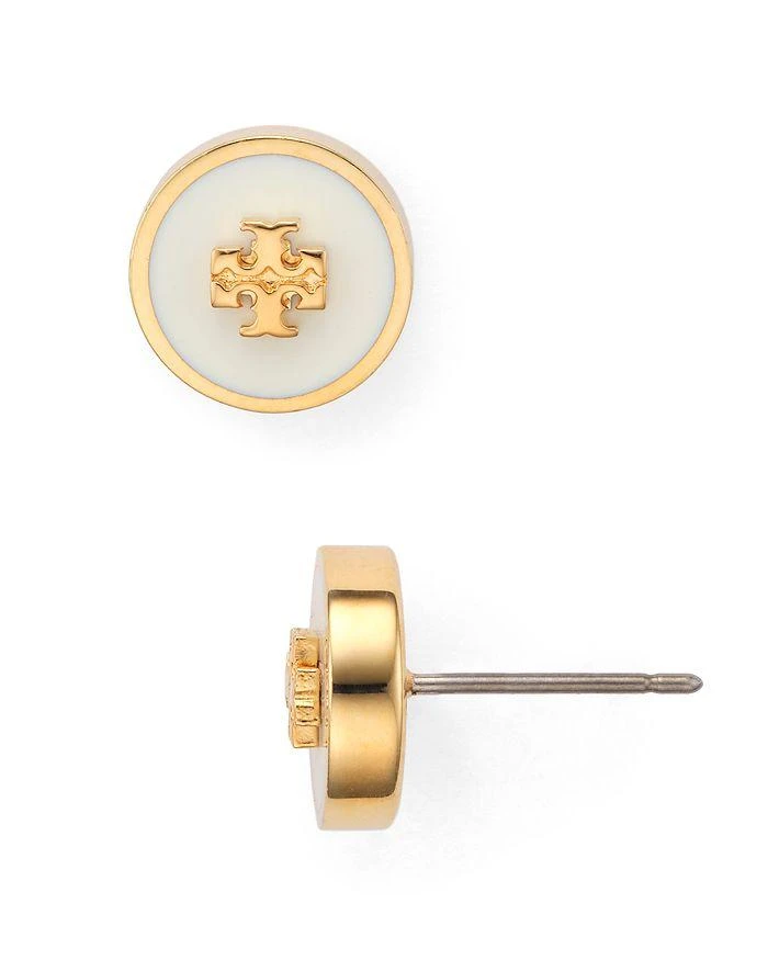 商品Tory Burch|Kira Enamel Circle Stud Earrings ,价格¥584,第1张图片