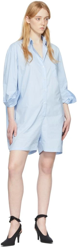 商品MAISON MARGIELA|Blue Cotton Jumpsuit,价格¥1066,第4张图片详细描述